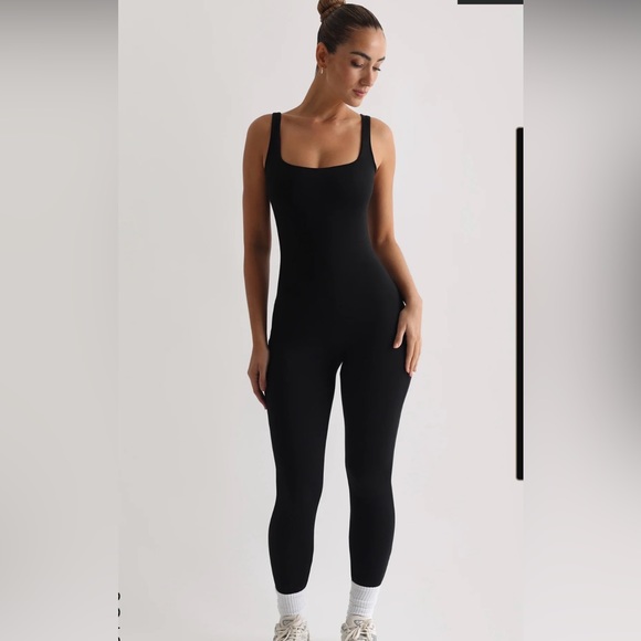 SECOND SKIN JUMPSUIT - BLACK - Picture 1 of 2